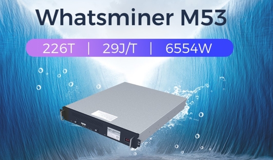 Whatsminer M53 226t 226th/S 6554W 29J/TH BTC抗夫機械