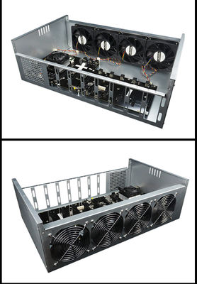 BTC ETH GPU鉱山の装備機械、AMD A68 8 Gpu鉱山の装備フレーム